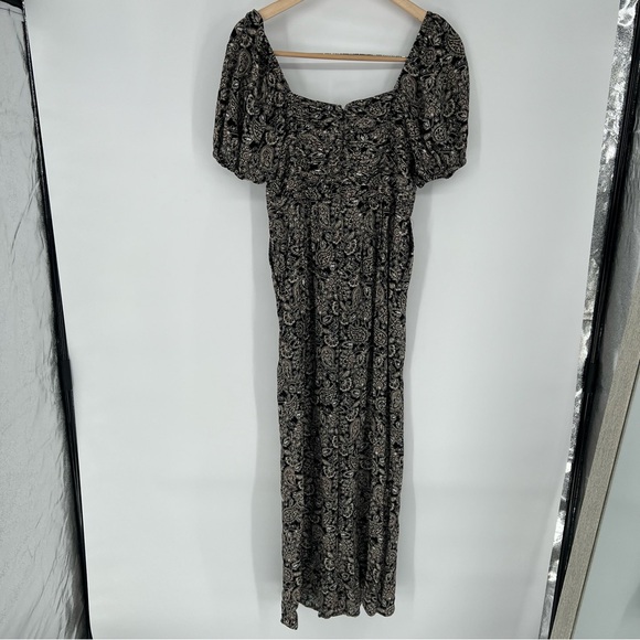 Boden Tie Neck Keyhole Jumpsuit 4 Regular - Picture 8 of 12